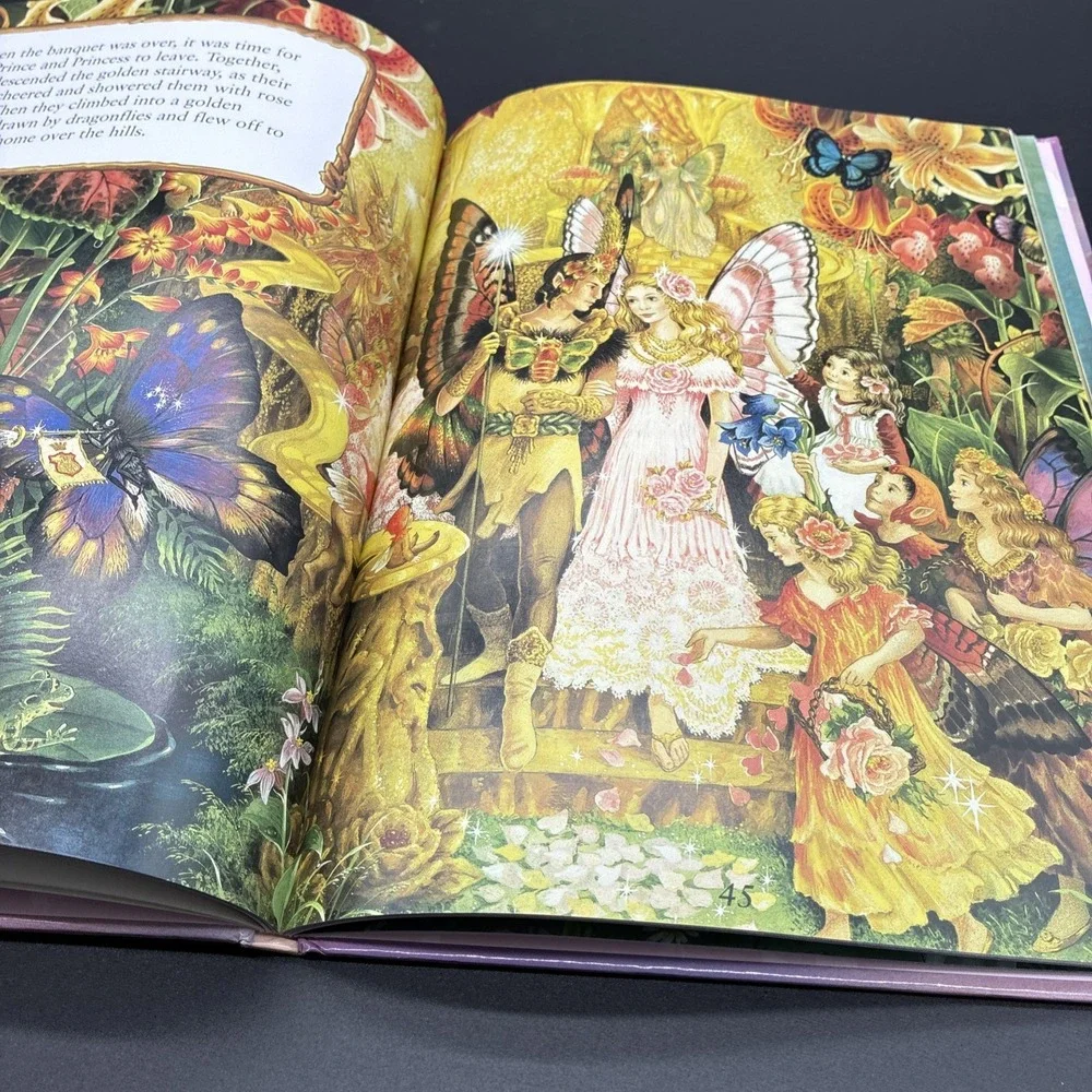 Shirley Barber's Fairy Collection Book & CD Hardcover Bedtime Stories Enchanted